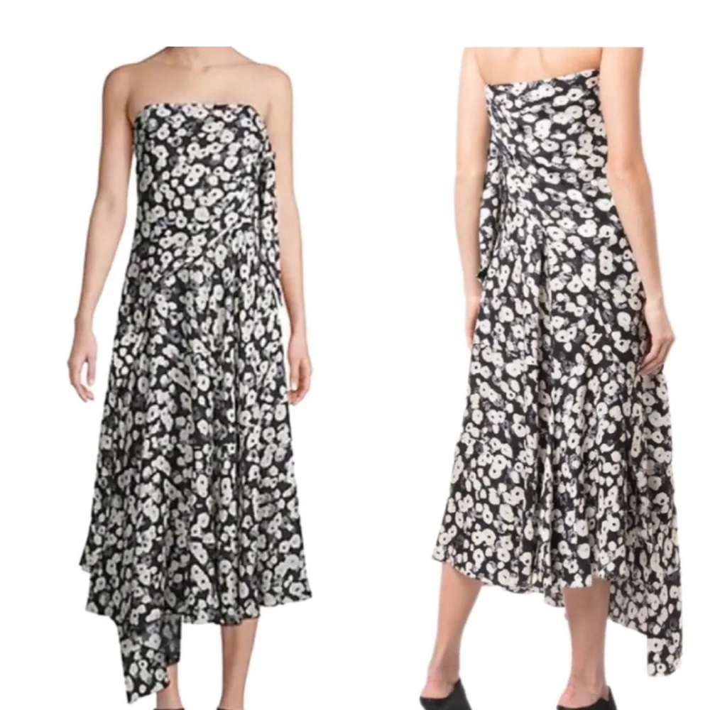 Derek Lam silk strapless dress - Picture 2 of 8